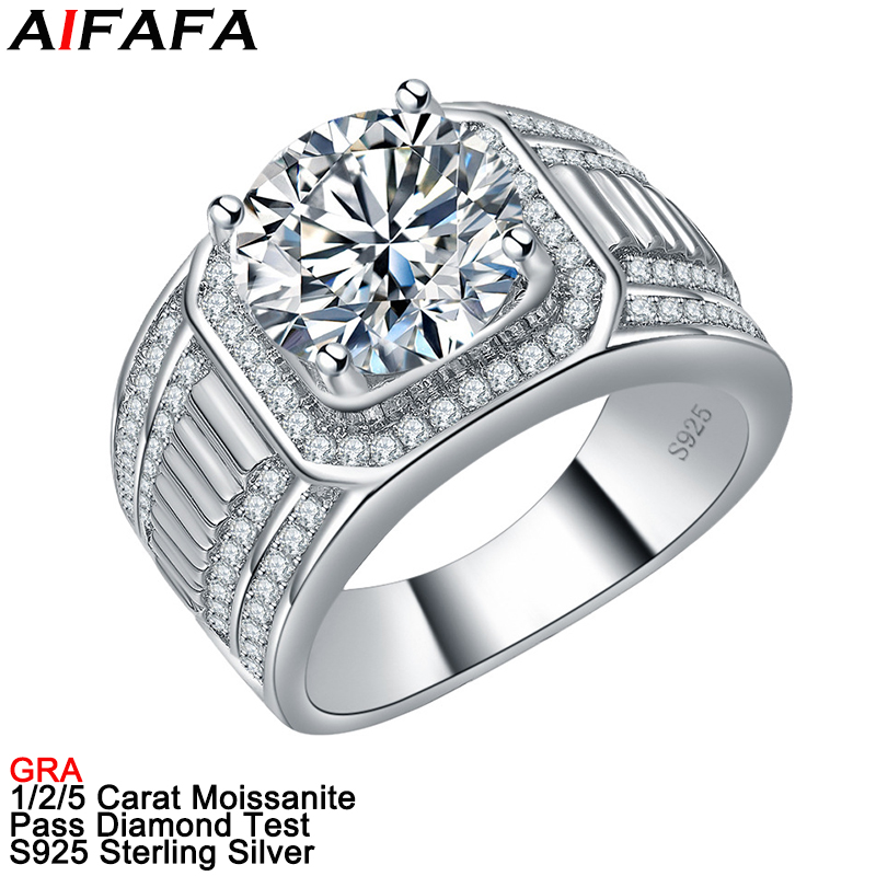 Moissanite Ring - Anelli con Diamante Moissanite da 1