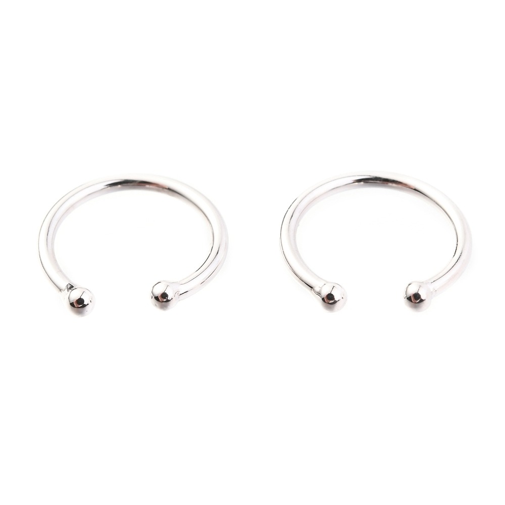 Sterling Silver Ring - Orecchini a polsino in argento sterling