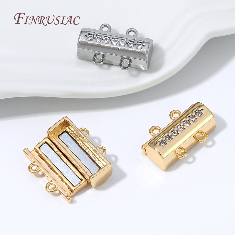 Pearl Necklace - Chiusura Magnetica per Collana Placcata Oro