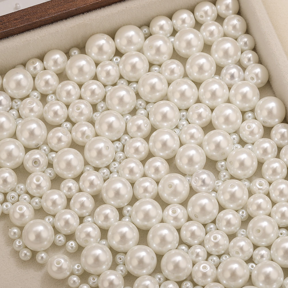 Pearl Necklace - 100 pz 4/6/8/10mm Perle D'imitazione di