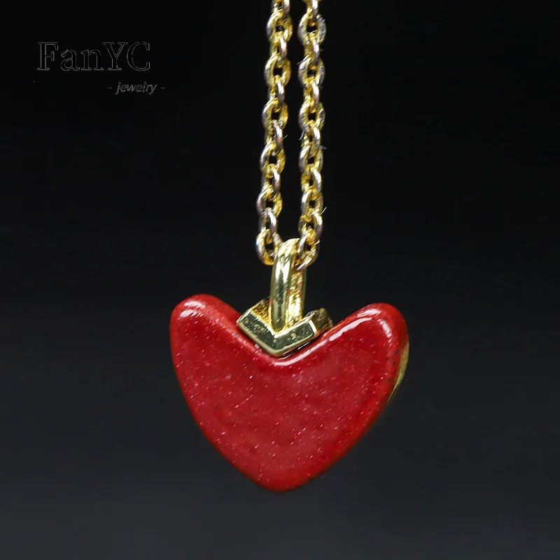 Luxury Gifts Jewelry & Watches Namfleg Mostar - Collana con orecchini a cuore d'amore