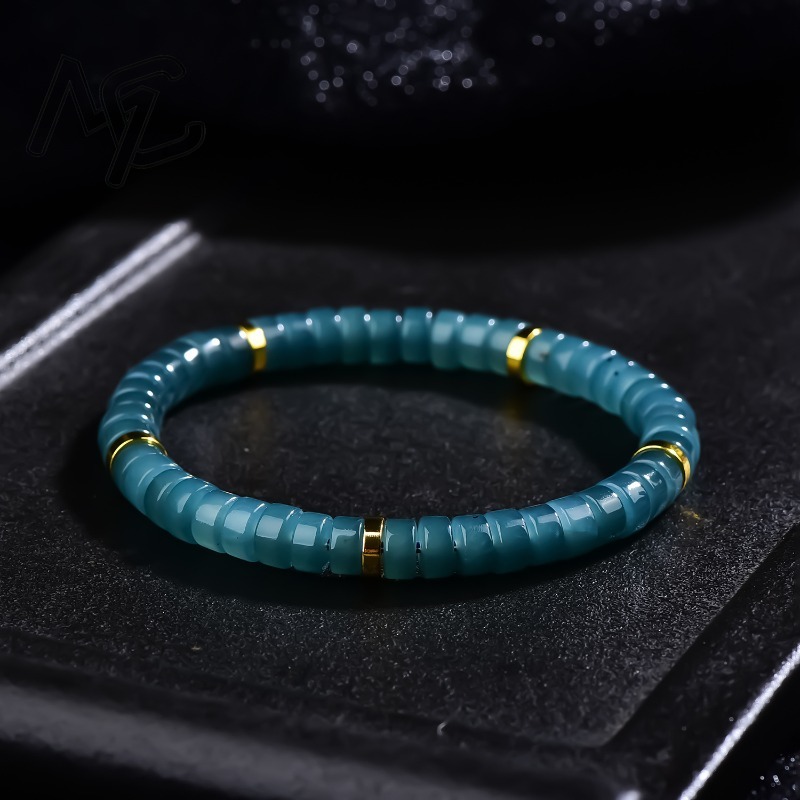 Jewelry & Watches Vitopoulos Reviews - Bracciale con Perle Abaco in Giadeite