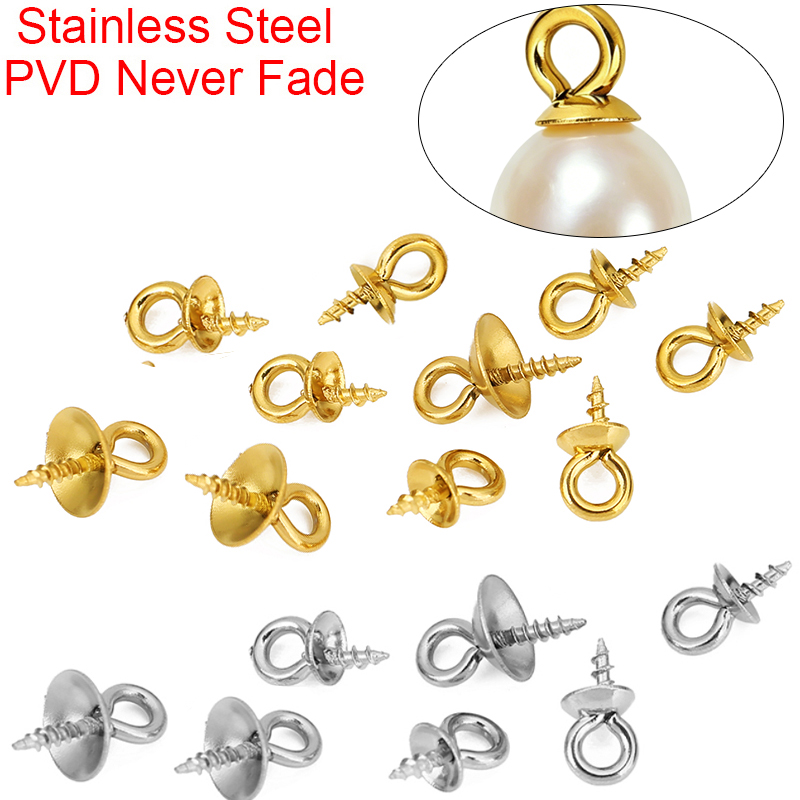 Pearl Necklace - 20 Pezzi Ganci per Ciondoli a