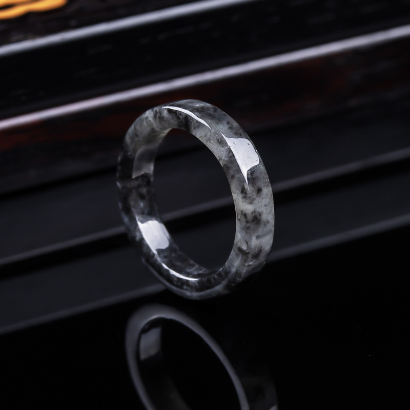 Jewelry & Watches Vitopoulos Reviews - Anello in giadeite nera naturale di