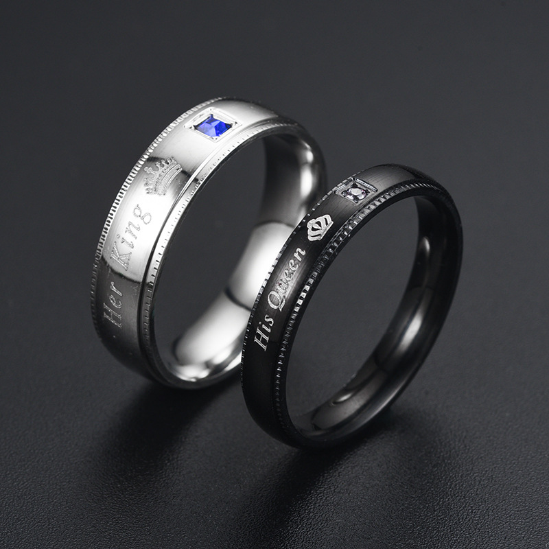 Anello Semplice in Acciaio al  - Moissanite Ring recensione e prezzo