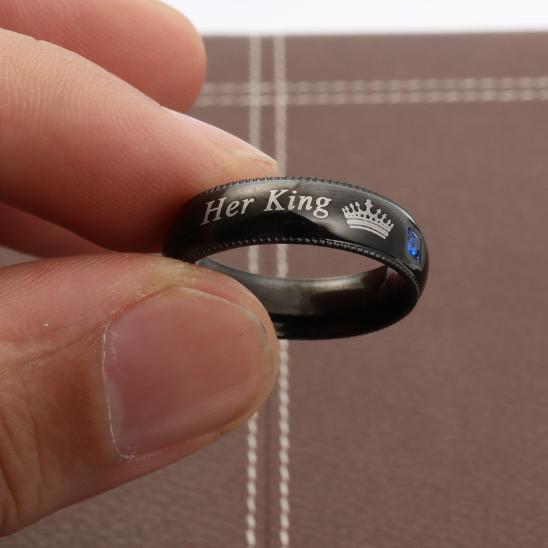 Anello Semplice in Acciaio al  - Moissanite Ring recensione e prezzo