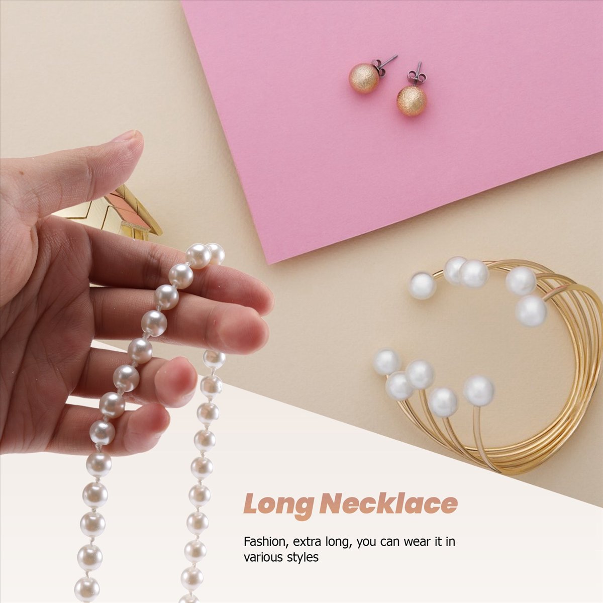 Collana a catena lunga maglion - Pearl Necklace recensione e prezzo