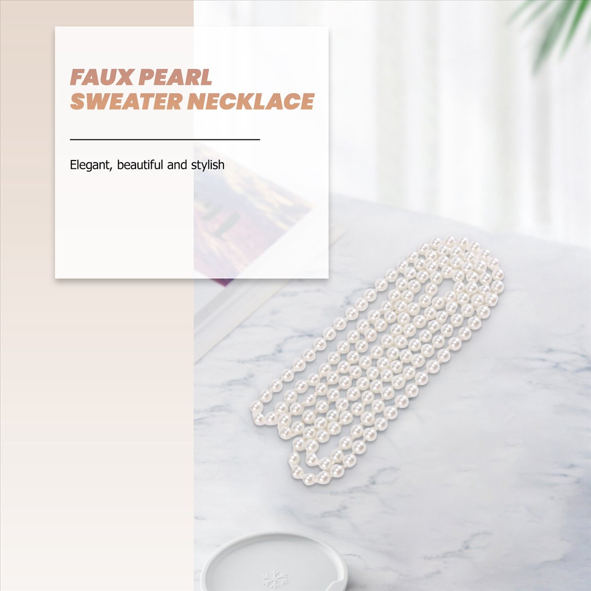 Collana a catena lunga maglion - Pearl Necklace recensione e prezzo