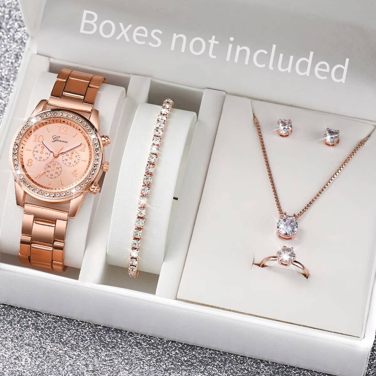 6 pezzi/set orologi da donna a - Jewels On Watches recensione e prezzo