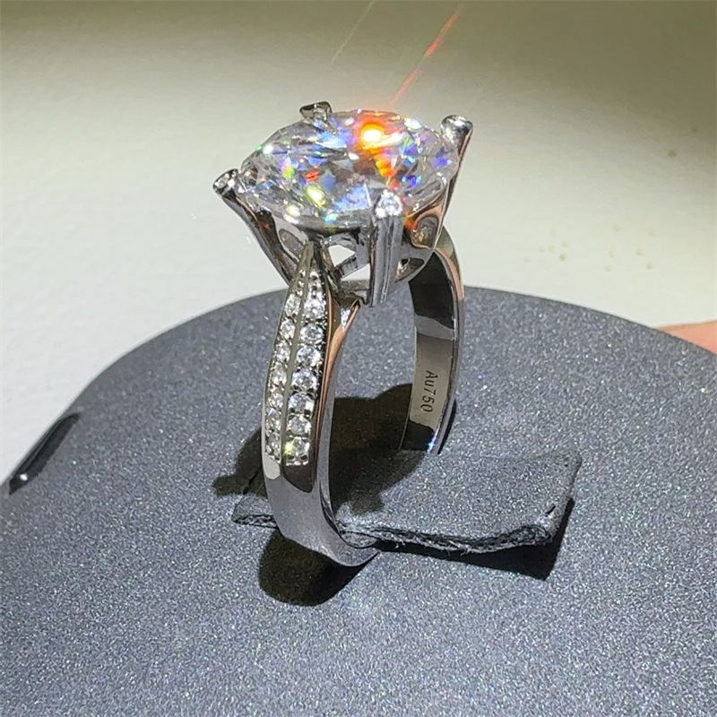 Nuovo 5 carati D Colore VVS1 M - Moissanite Ring recensione e prezzo