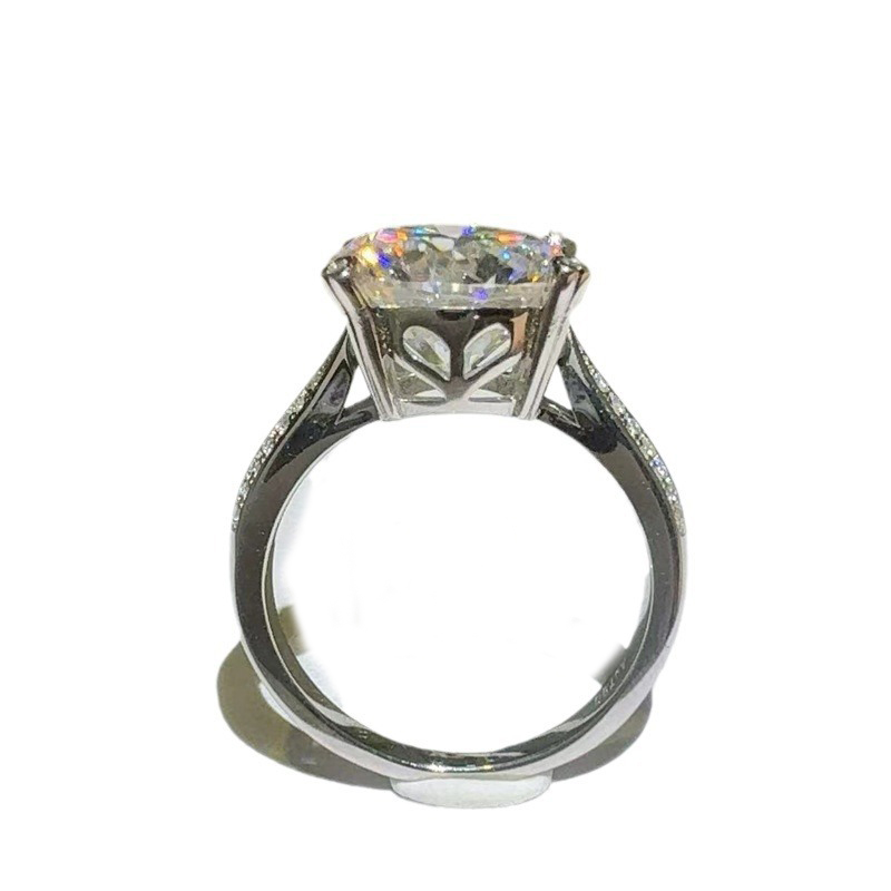 Nuovo 5 carati D Colore VVS1 M - Moissanite Ring recensione e prezzo