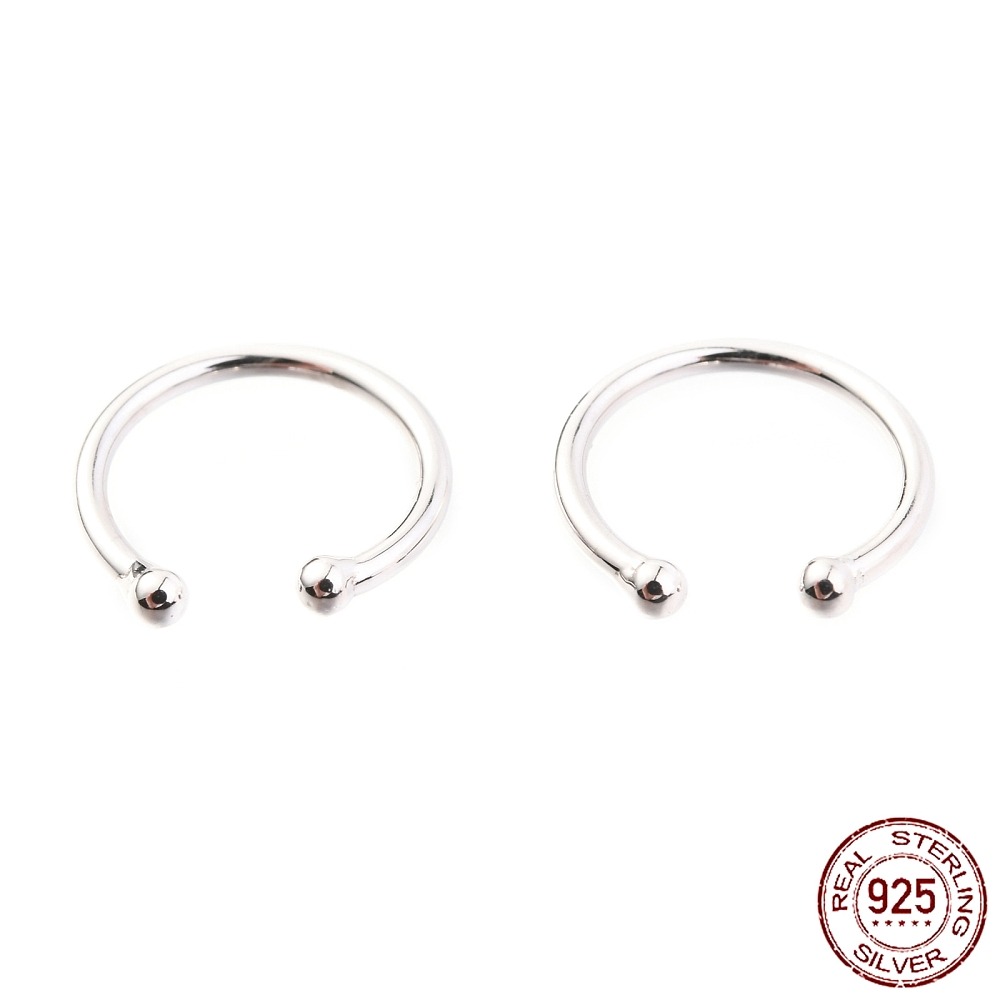 Orecchini a polsino in argento - Sterling Silver Ring recensione e prezzo