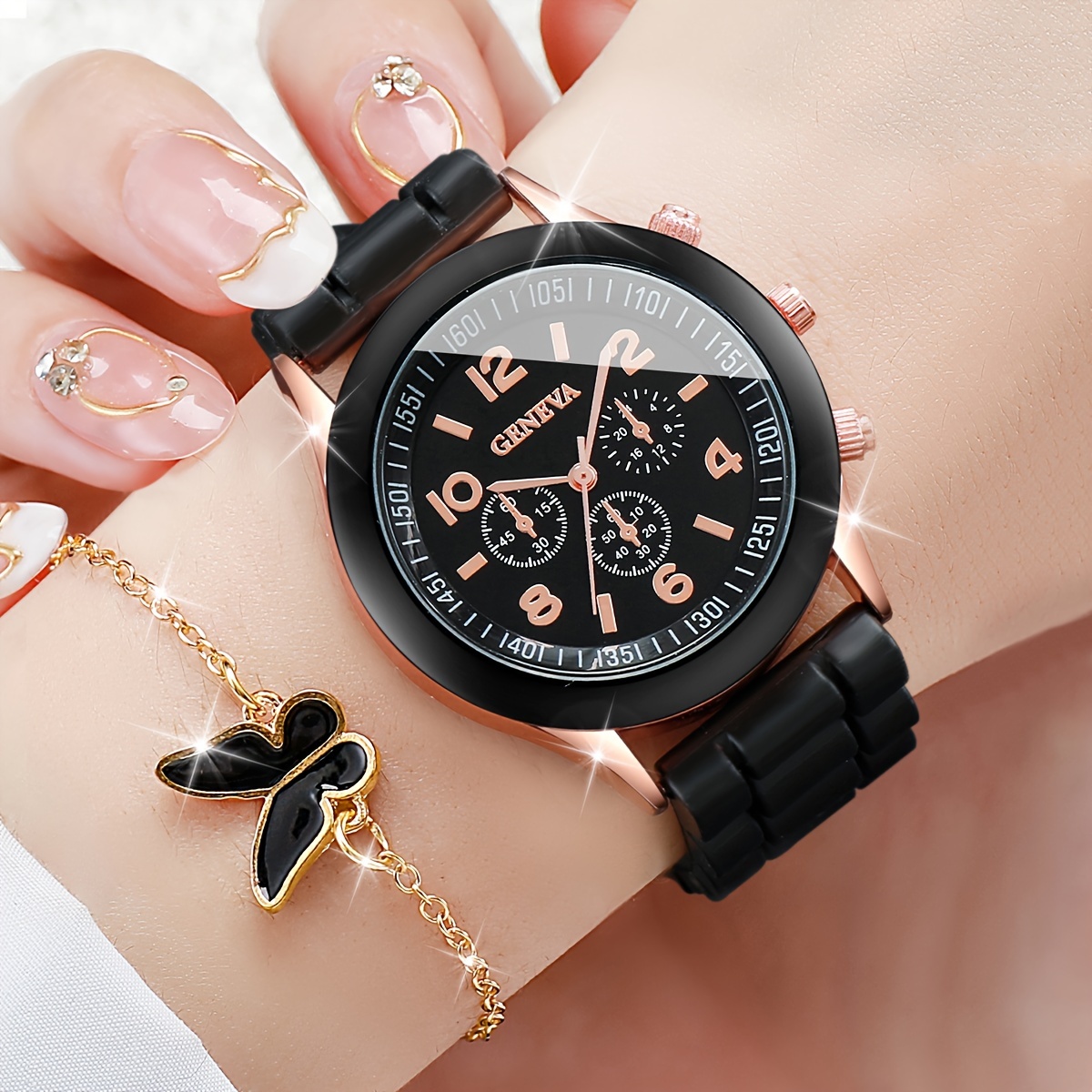 6 pezzi/set orologio da donna  - Jewels On Watches recensione e prezzo