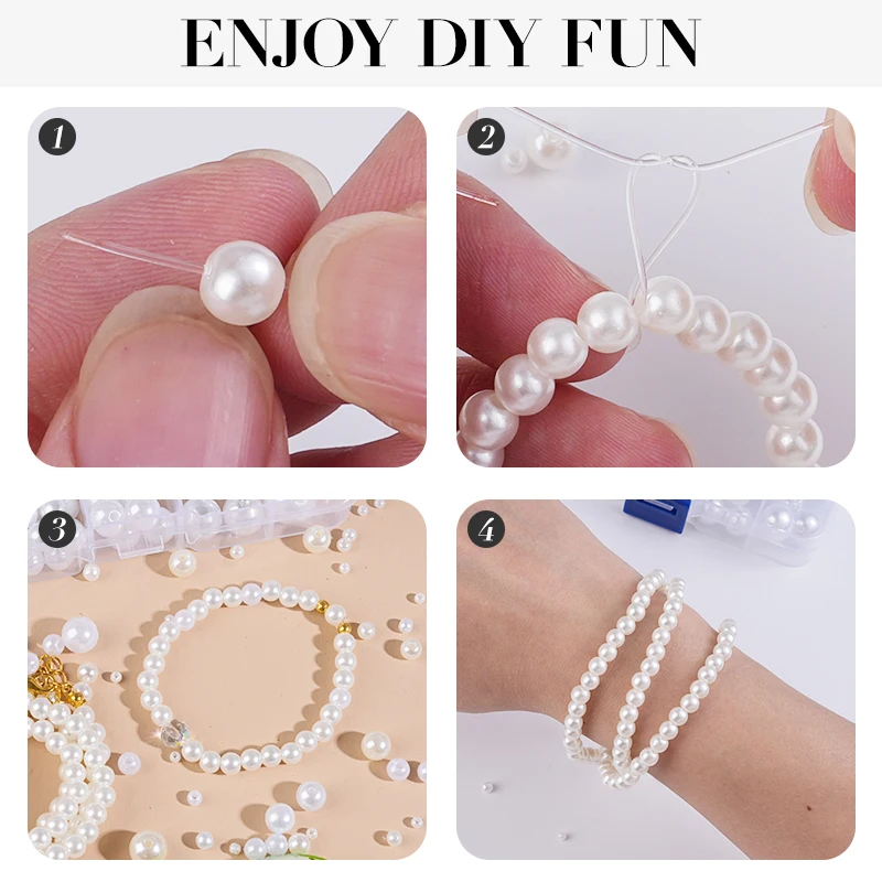 800 pezzi di perle artificiali - Pearl Necklace recensione e prezzo
