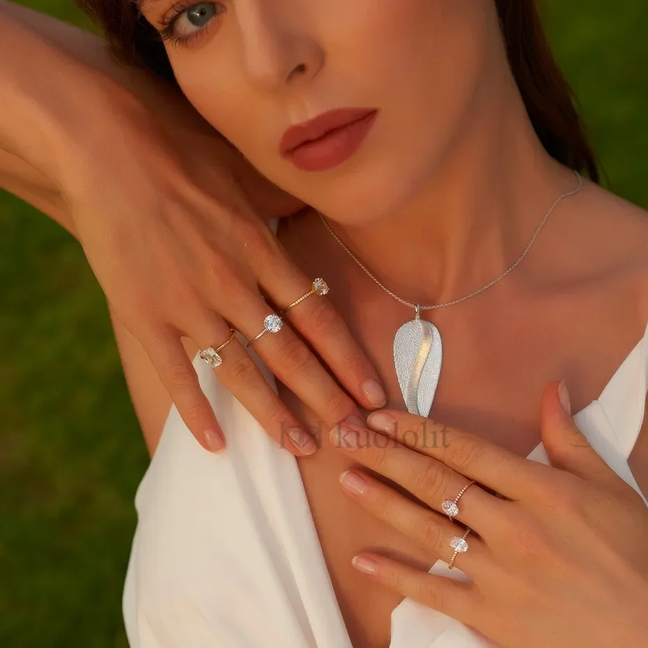 Anello di fidanzamento e matri - Moissanite Ring recensione e prezzo