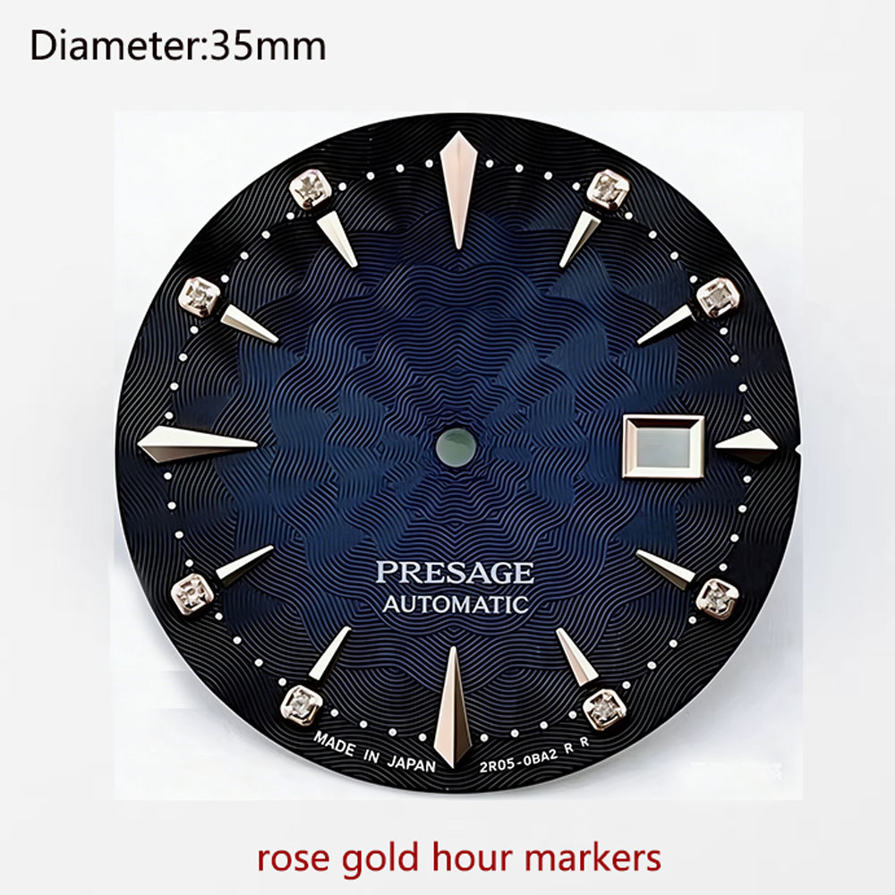 Quadrante S logo Presage NH35  - Seiko Watch Presage recensione e prezzo