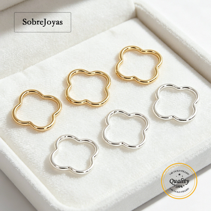 Anello a Quadrifoglio da 10mm  - Sterling Silver Ring recensione e prezzo