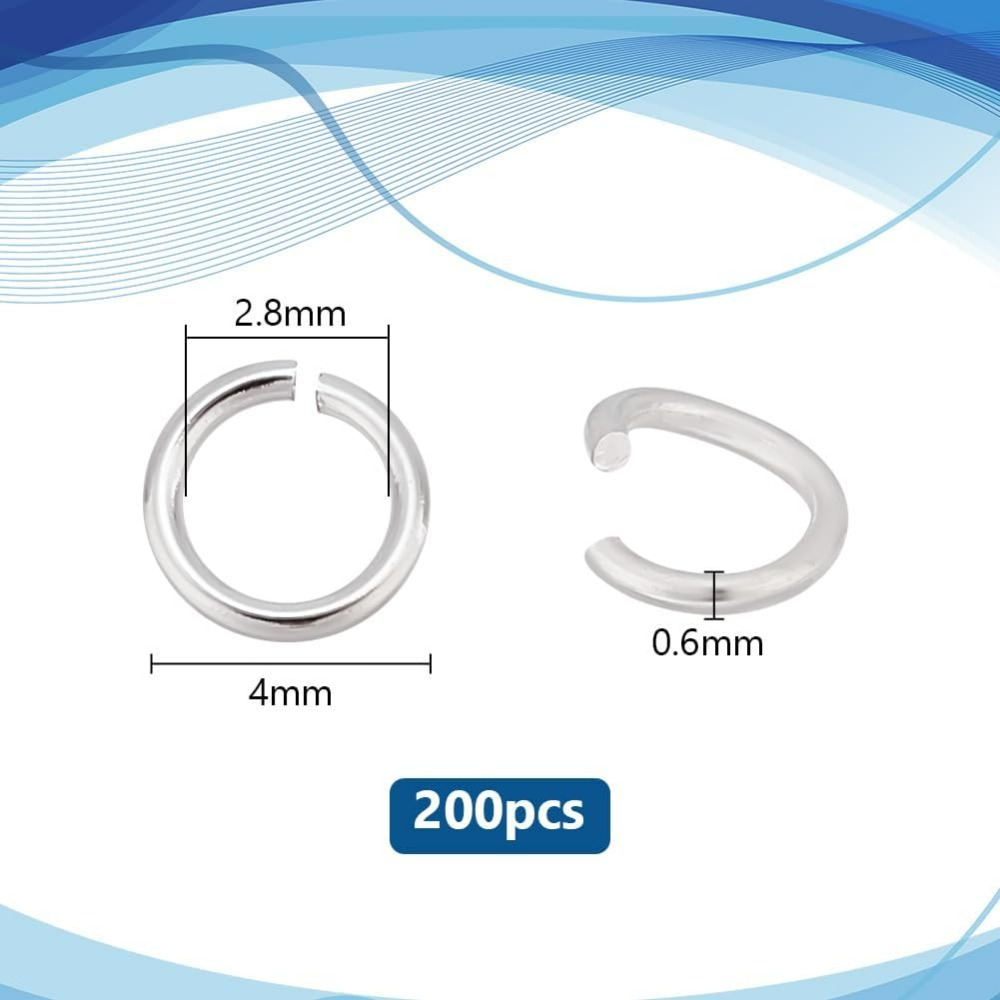 200 pz 925 Sterling Silver Pla - Sterling Silver Ring recensione e prezzo