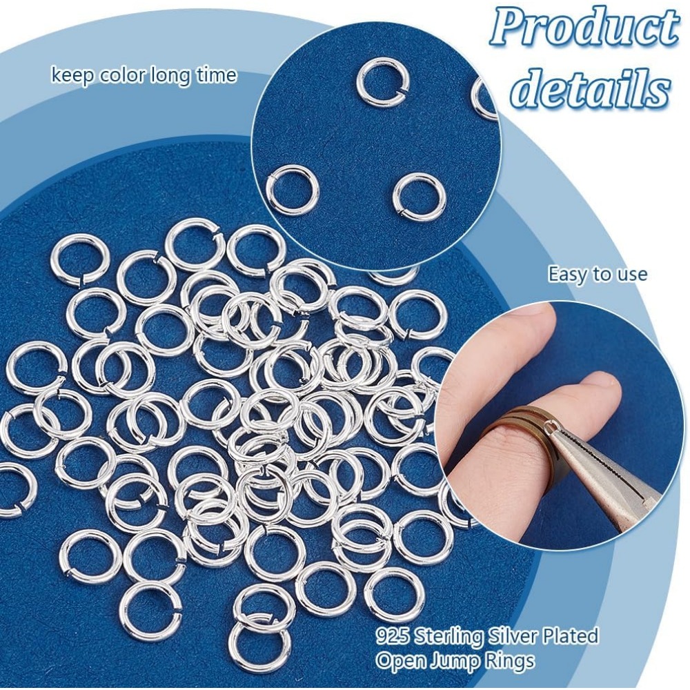 200 pz 925 Sterling Silver Pla - Sterling Silver Ring recensione e prezzo