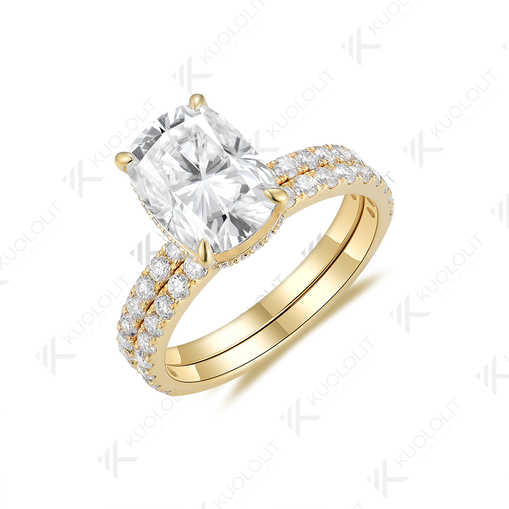 Anello da donna senza marchio  - Moissanite Ring recensione e prezzo