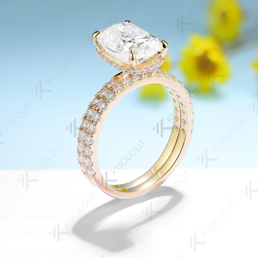 Anello da donna senza marchio  - Moissanite Ring recensione e prezzo