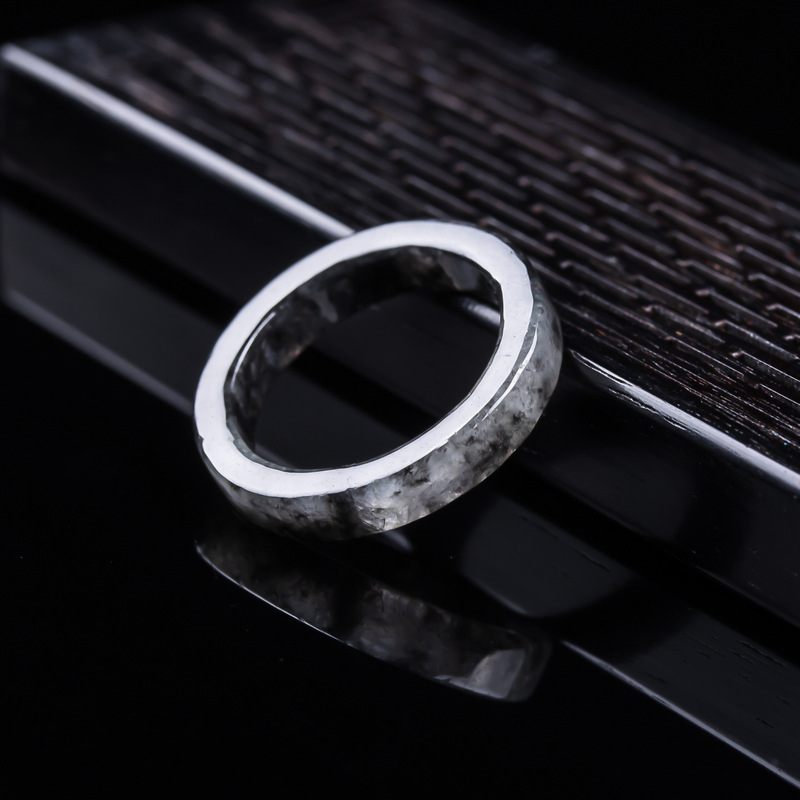 Anello in giadeite nera natura - Jewelry & Watches Vitopoulos Reviews recensione e prezzo