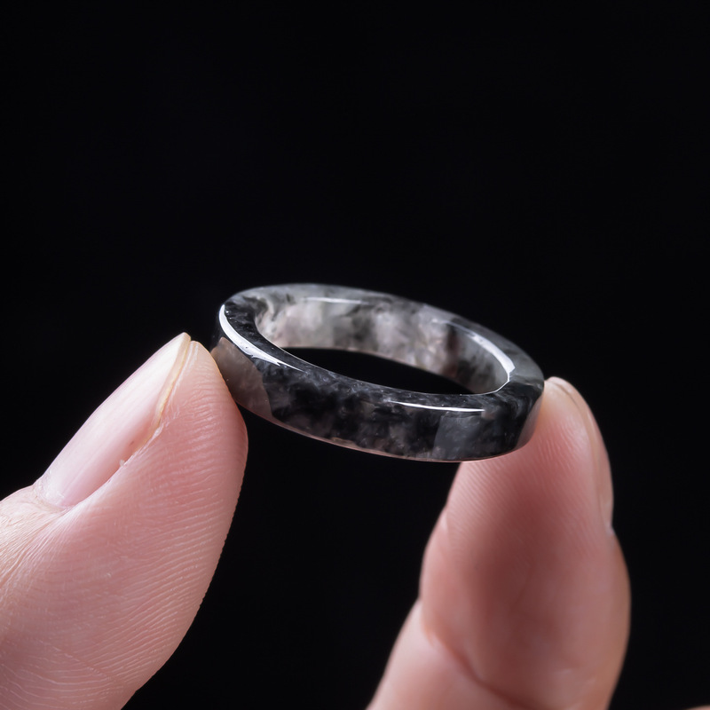 Anello in giadeite nera natura - Jewelry & Watches Vitopoulos Reviews recensione e prezzo
