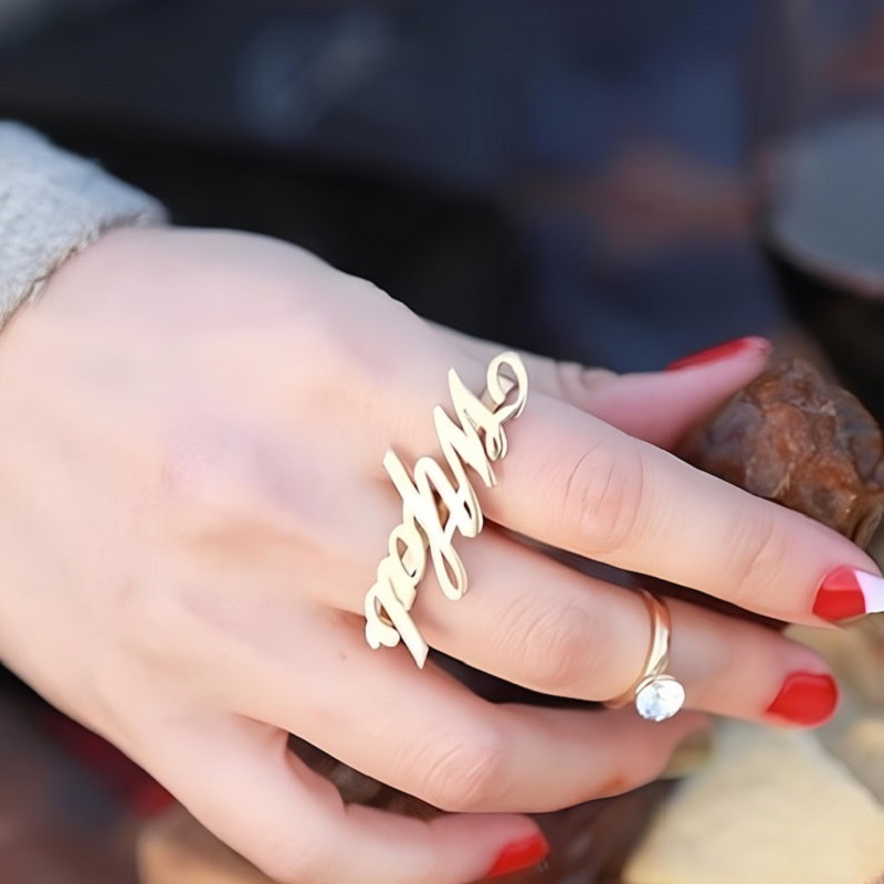 Anello a due dita personalizza - Sterling Silver Ring recensione e prezzo