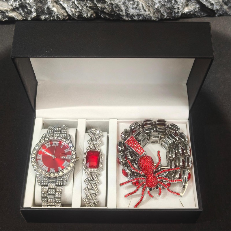 Set di gioielli hip-hop da uom - Icebox Jewelry Watches recensione e prezzo