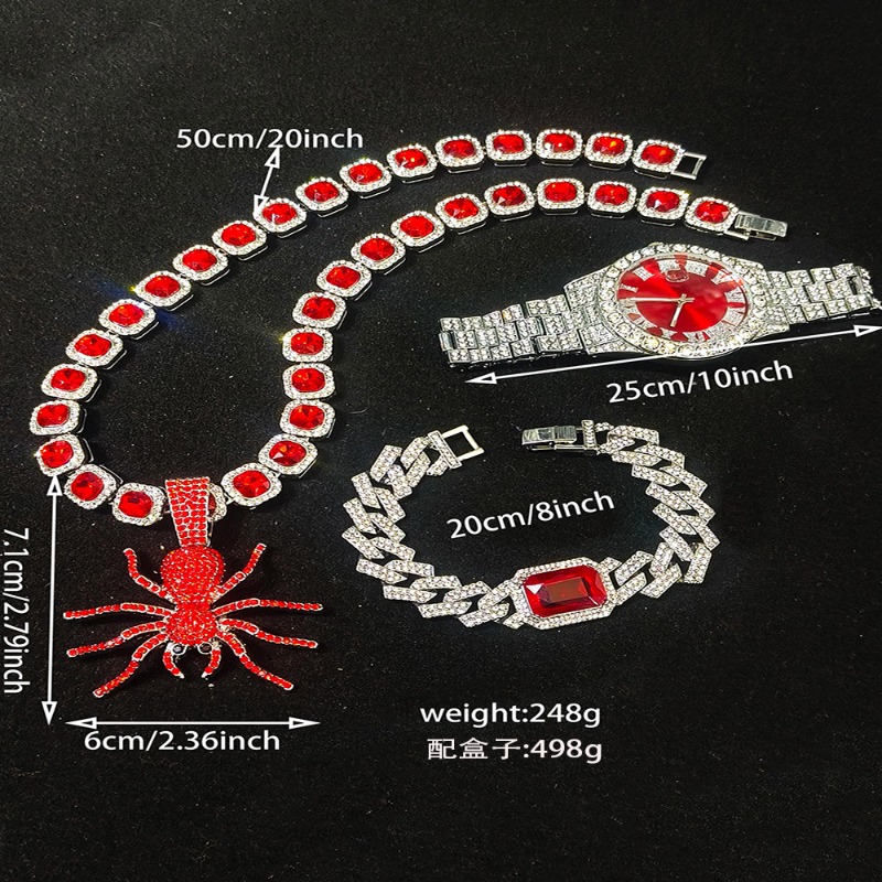Set di gioielli hip-hop da uom - Icebox Jewelry Watches recensione e prezzo