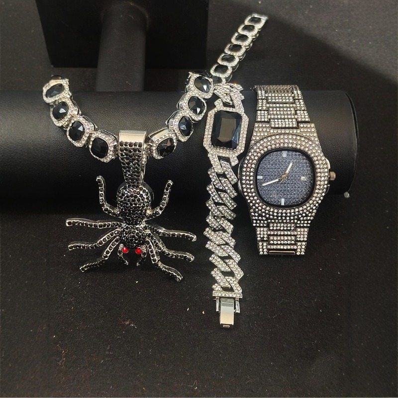 Set di gioielli hip-hop da uom - Icebox Jewelry Watches recensione e prezzo